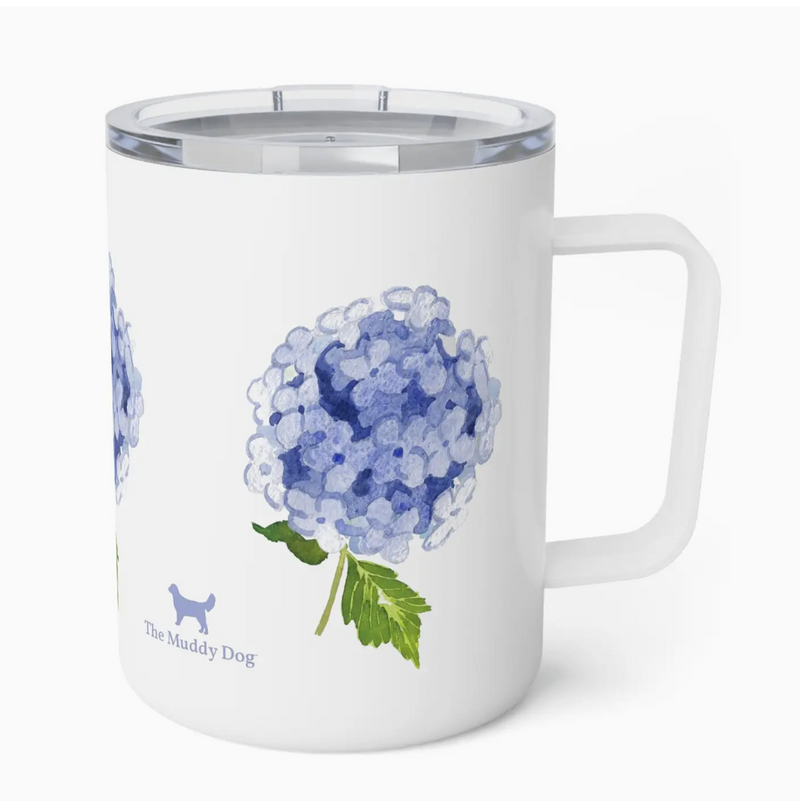 Hydrangea Insulated Travel Mug