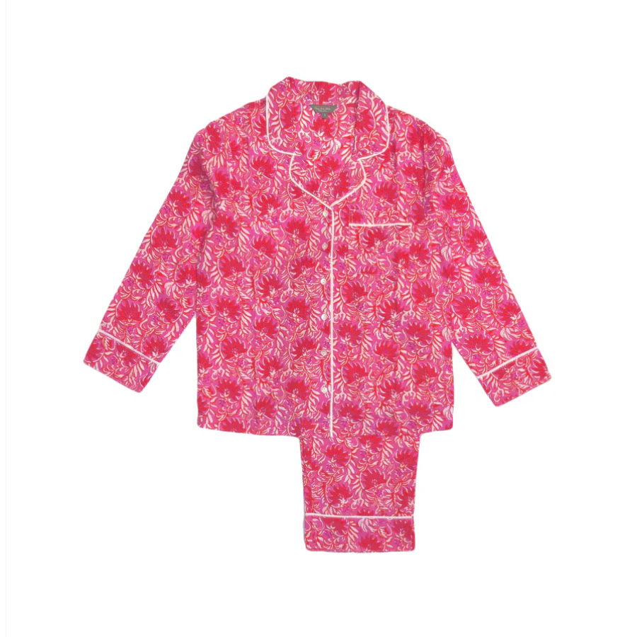 Jaipur Pyjamas - Magenta/Orange