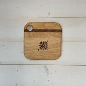 Square Cheese Board-Compass Rose