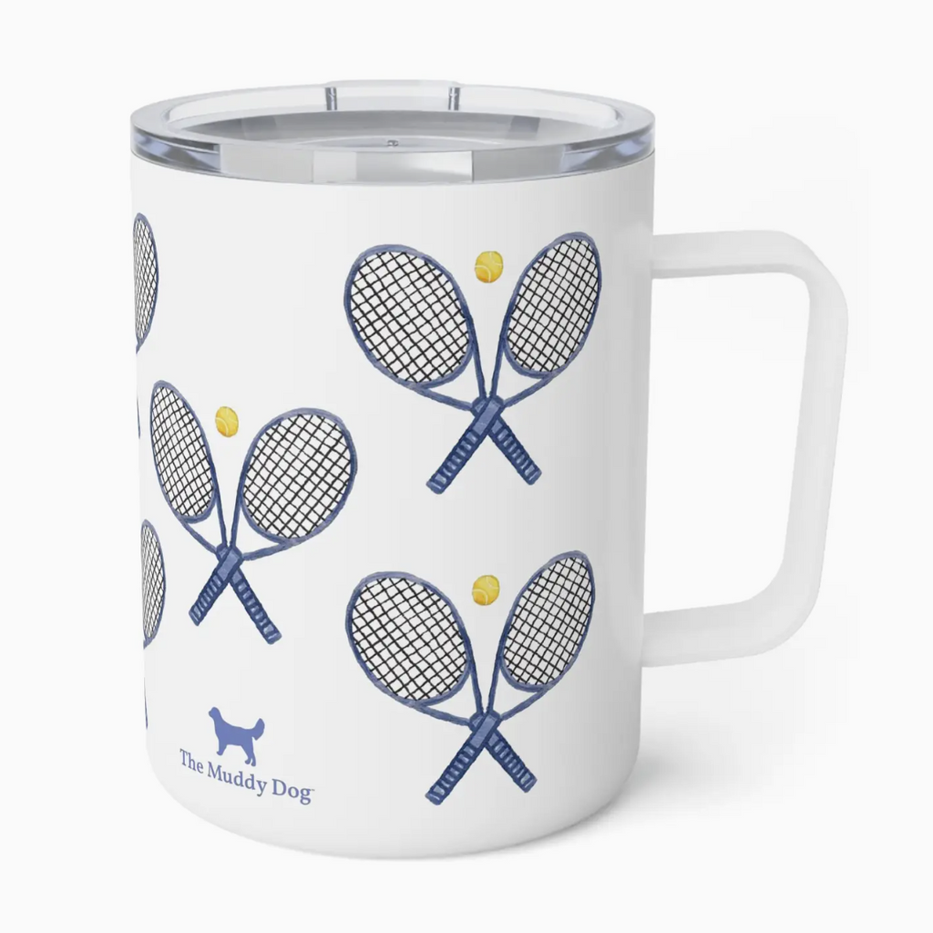 Tennis Anyone? Insulated Travel Mug
