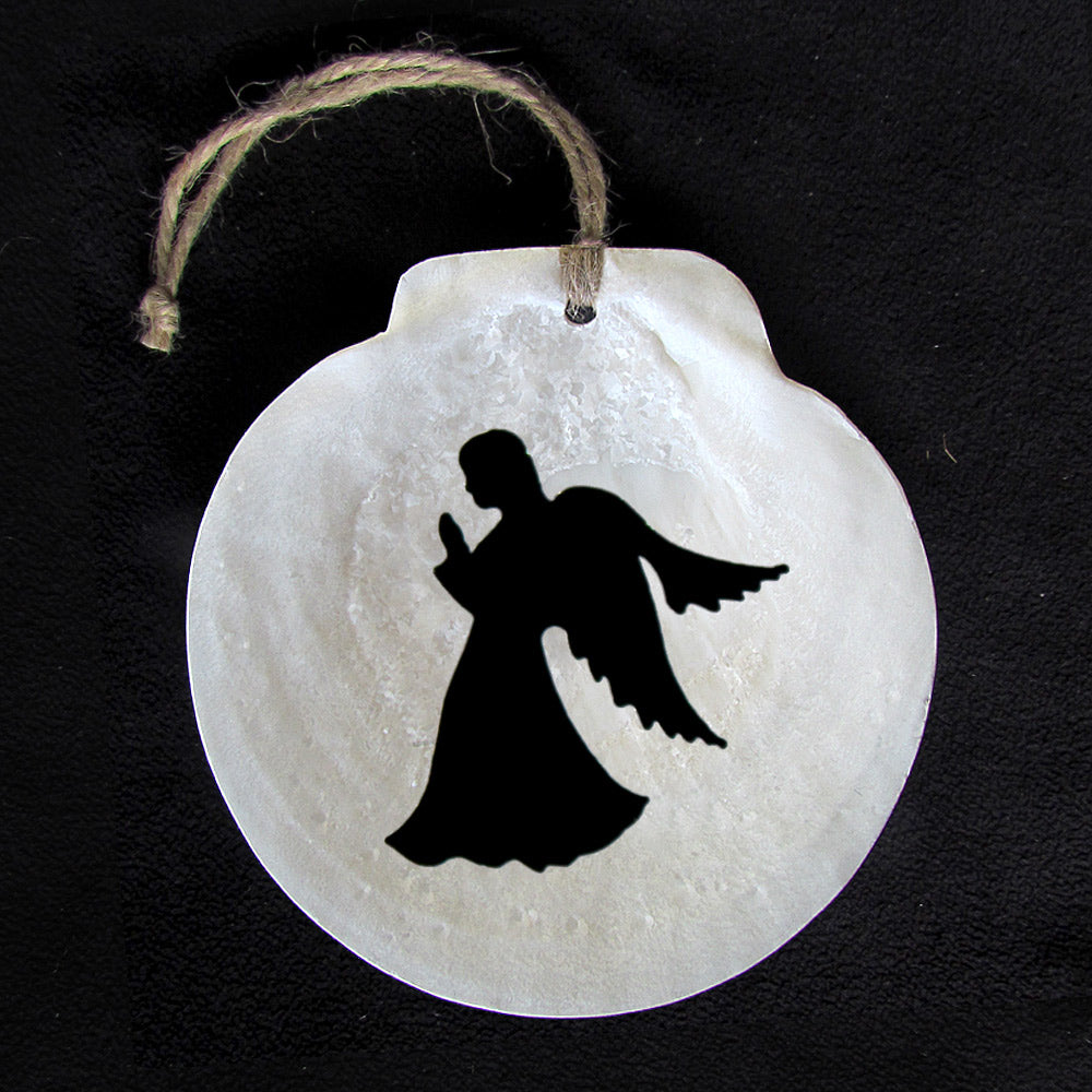 Scallop Shell Ornament-Angel