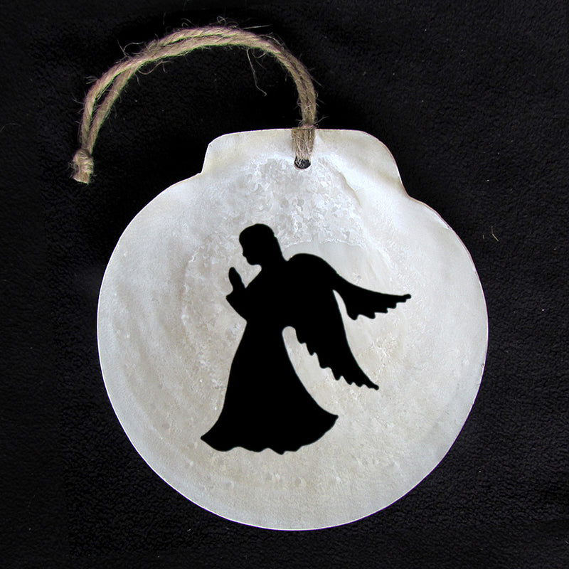 Scallop Shell Ornament-Angel