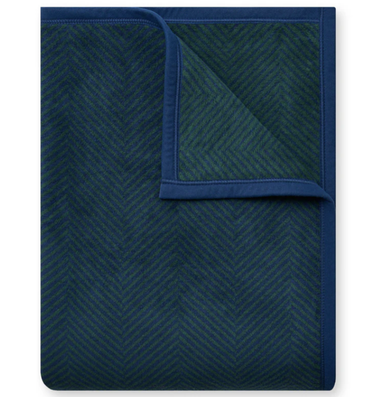 Chappywrap - Harborview Herringbone Blue Spruce