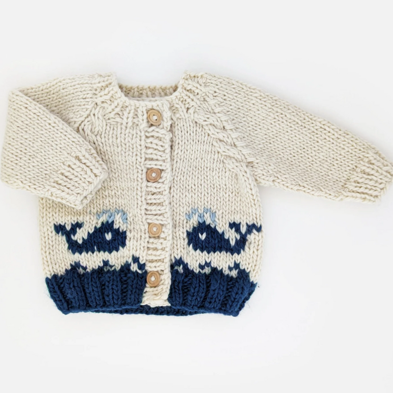 Whale Cardigan