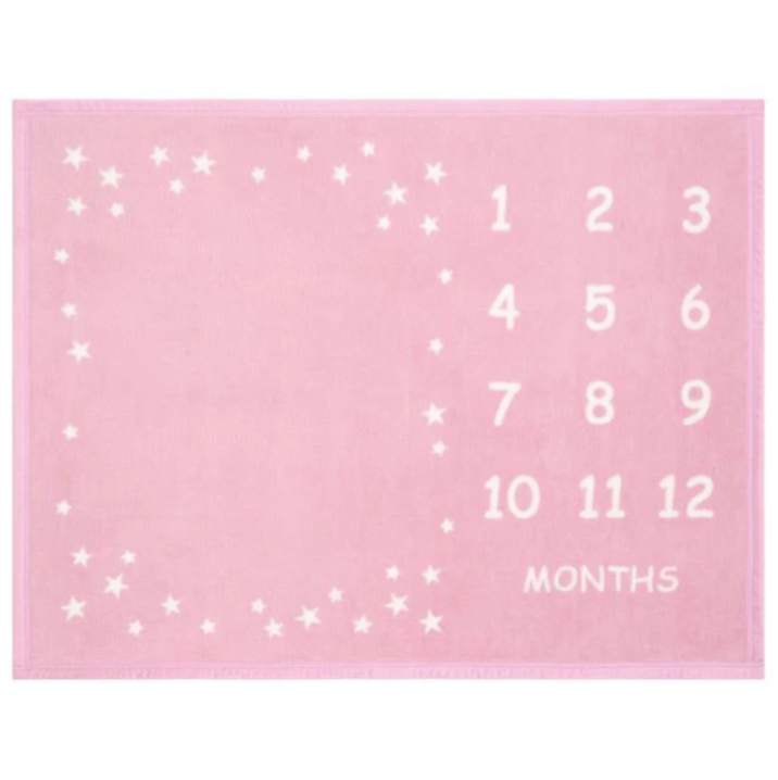 Chappywrap Mini Milestone Blanket - Blush