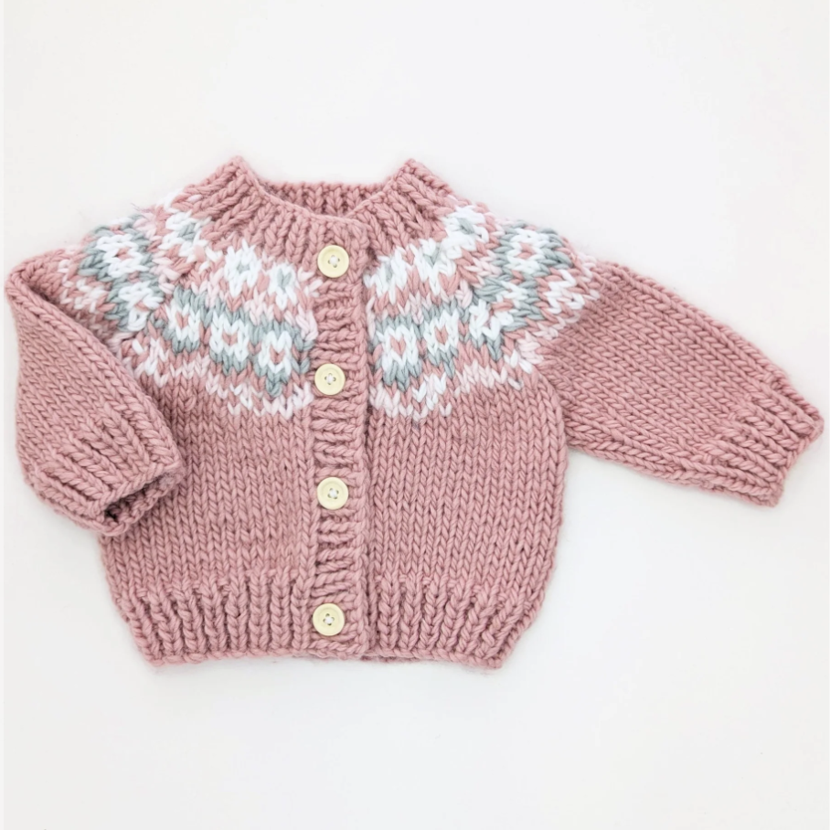 Fairisle Rosy Cardigan