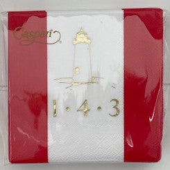 Napkins - '143' Red
