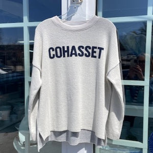 Relaxed Sweater-Navy-Cohasset