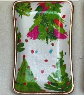 Small Tray - Watercolor Trees