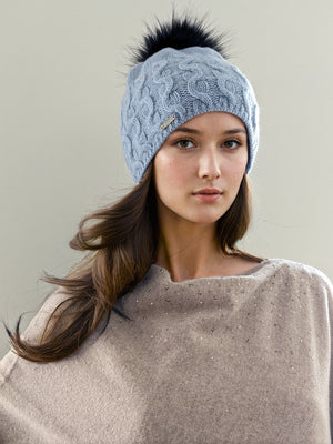 Cashmere Cable Hats