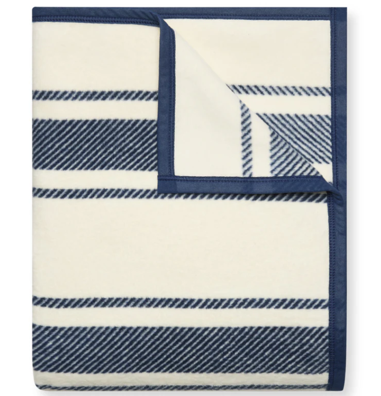 Chappywrap Dockside Stripe Blanket - Navy