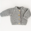 Garter Stitch Sweater - 0-6 M