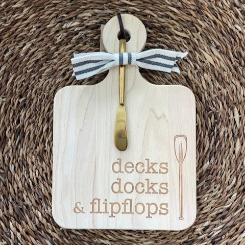 Handled Cutting Board - Decks Docks & Flipflops