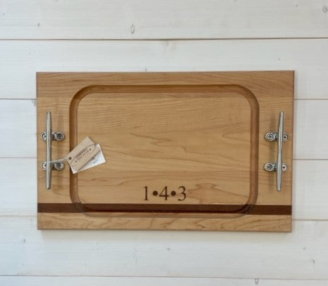 143 Steak Board w/Cleat Handles-M