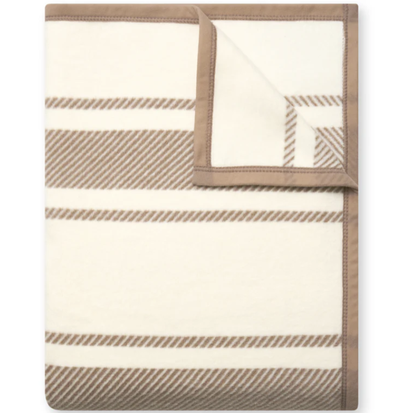 Chappywrap Dockside Stripe Blanket - Sepia