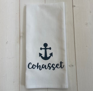 Cohasset Anchor Tea Towel