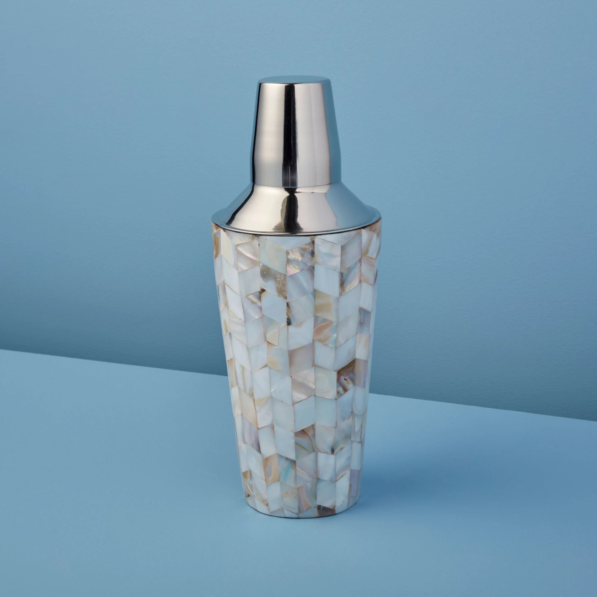 Shell Mosaic Cocktail Shaker