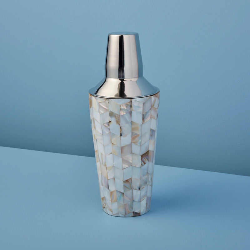 Shell Mosaic Cocktail Shaker