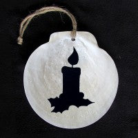 Scallop Shell Ornament-Candle