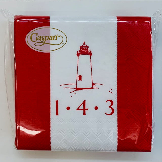 Napkins - '143' Red