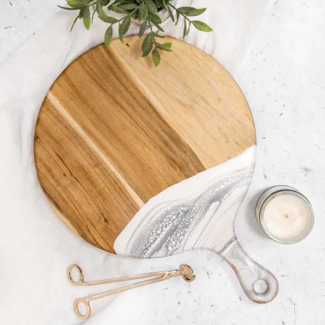 Cheeseboard-12” Round-Marble