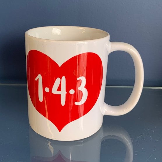 143 Heart Mug