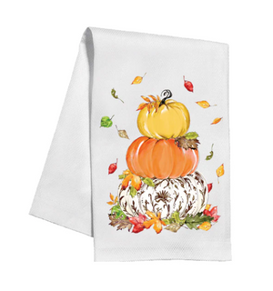 Pumpkin Stack Tea Towel