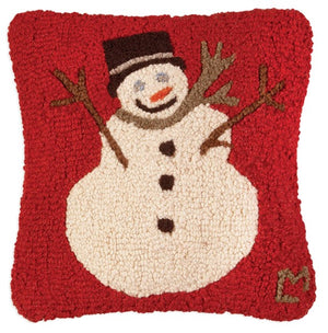 Pillow - Frosty Snowman-14" Sq