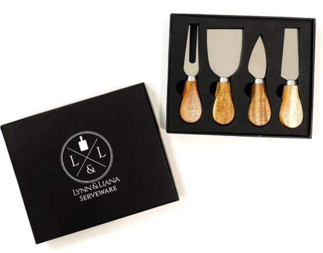 Acacia Cheese Knife Set