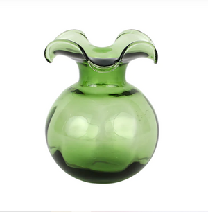 Hibiscus Vase - Dark Green