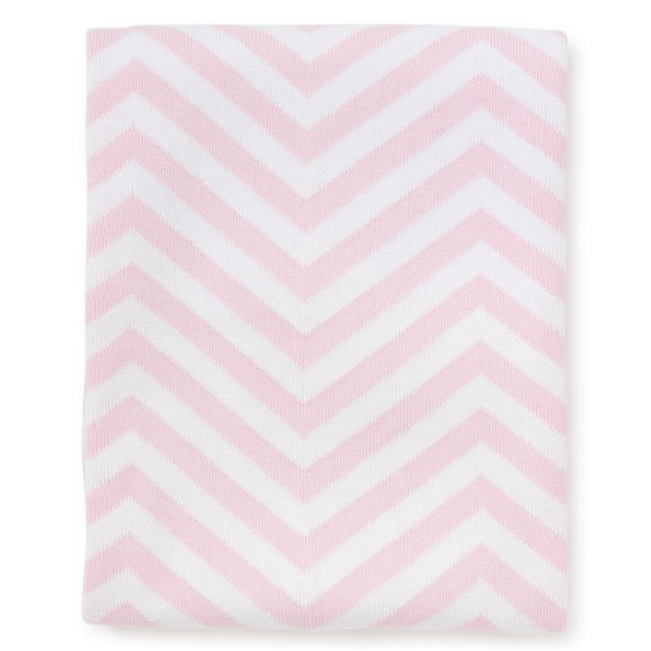 Chevron Blanket - Pink