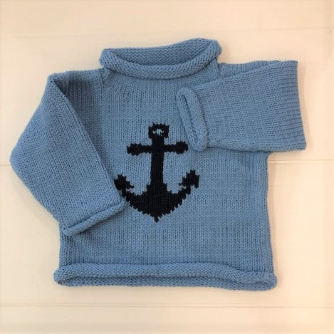 Chambray Anchor Sweater