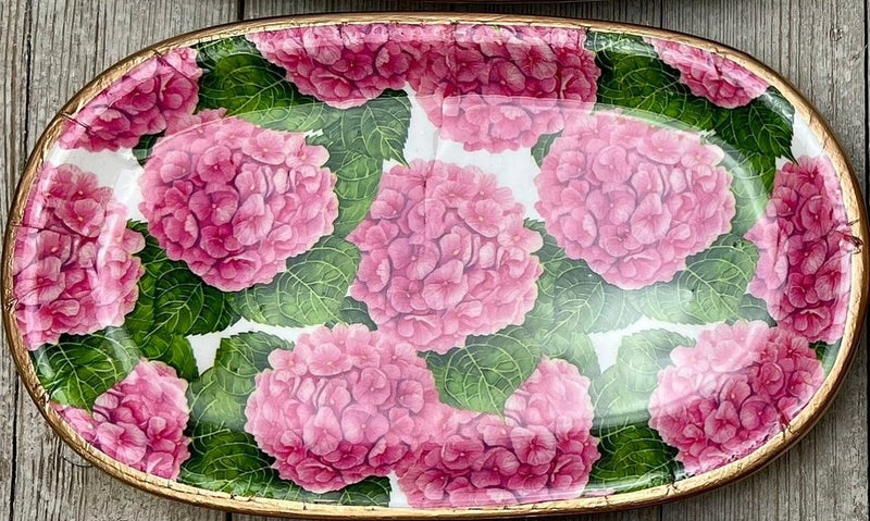 Jewelry Tray-Pink Hydrangea