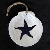 Scallop Shell Ornament-Starfish