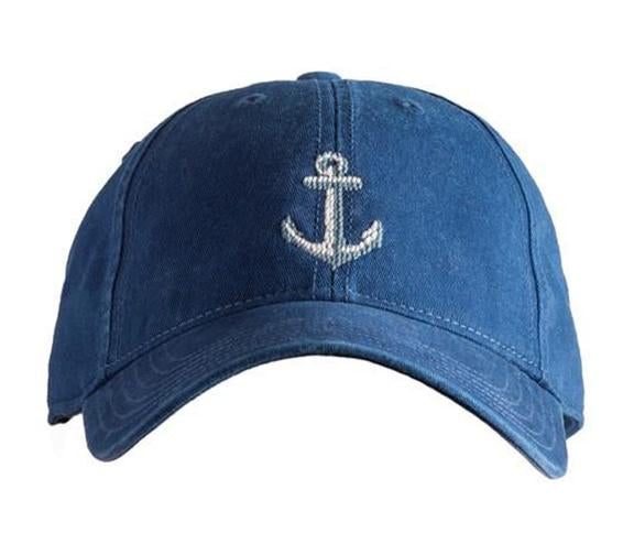 Embroidered Navy Anchor Hat