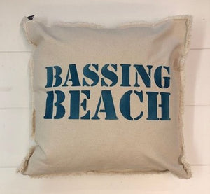 Bassing Beach Pillow
