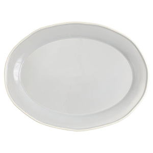 Chroma Oval Platter-Light Gray