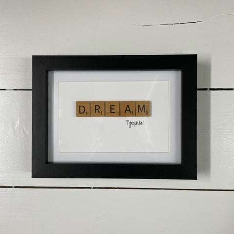 'Dream' Scrabble Frame