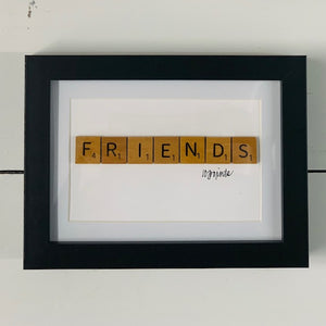 'Friends' Scrabble Frame