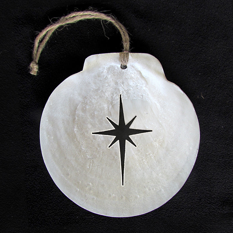 Scallop Shell Ornament-Star
