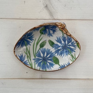 Clam Shell- Blue Floral