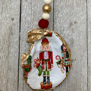 Oyster Ornament-Nutcracker