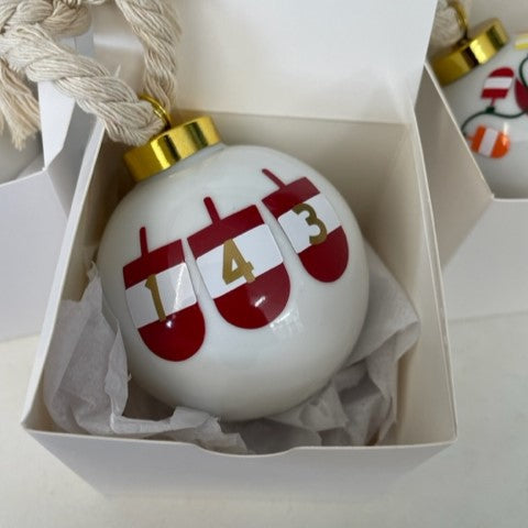 143 Red Buoy Ornament