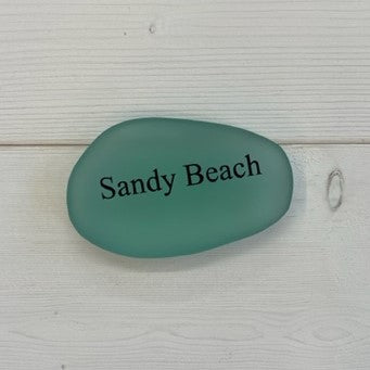 'Sandy Beach' Sea Glass Stone
