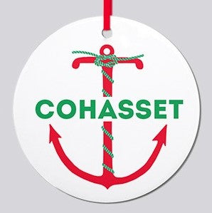 Cohasset Anchor Ornament