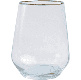 Rainbow Turquoise Stemless Wine